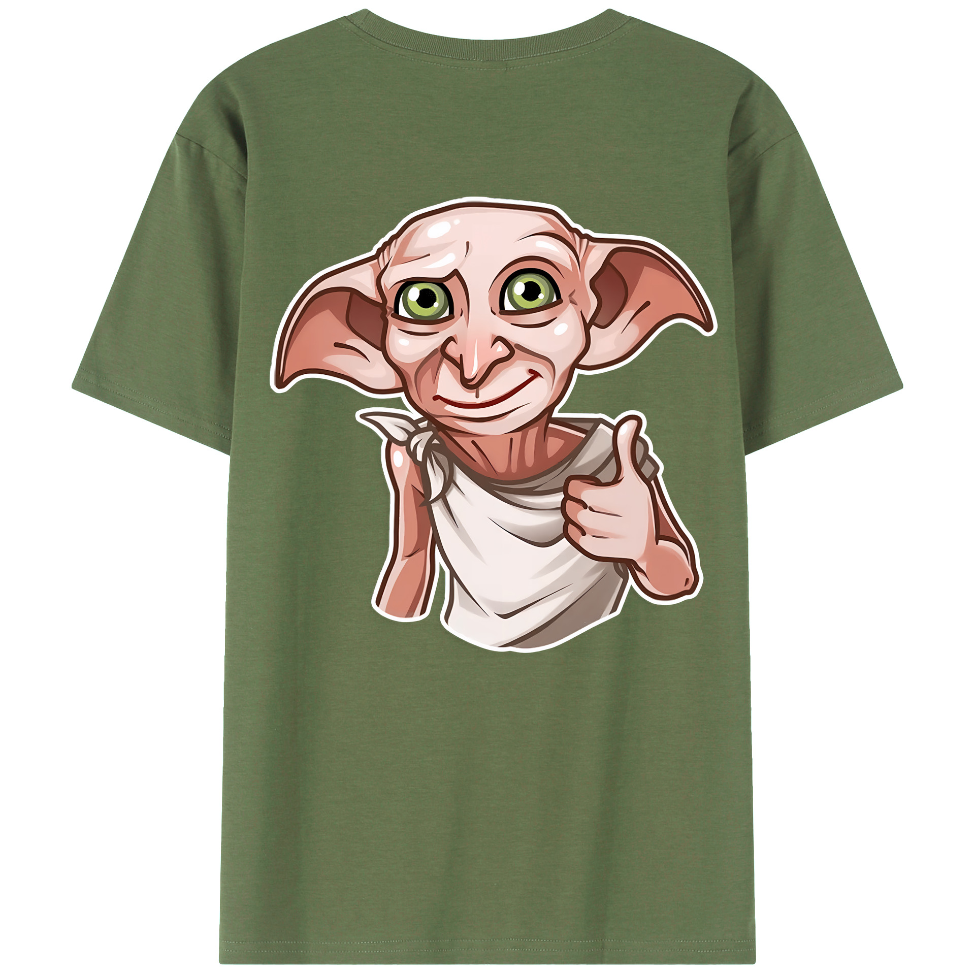 （画像用） Harry Potter ハリー・ポッターシリーズ 綿100％ メンズ半袖Tシャツ（バックプリント） 通気性